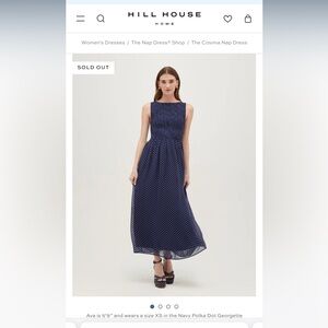 NWT navy dots Cosima